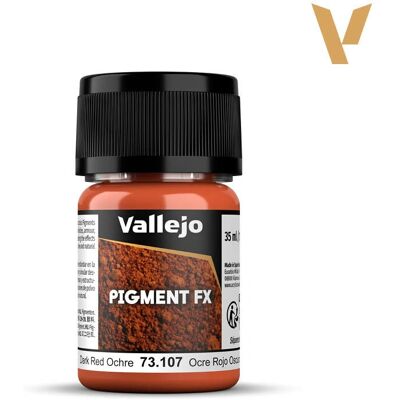 Pigmento Ocra Rosso Scuro Vallejo - Modelli & Miniature - Oxidi di Ferro e Terra - 30ml Pigmento Ocra Rosso Scuro Vallejo - Modelli & Miniature - Oxidi di Ferro e Terra - 30ml