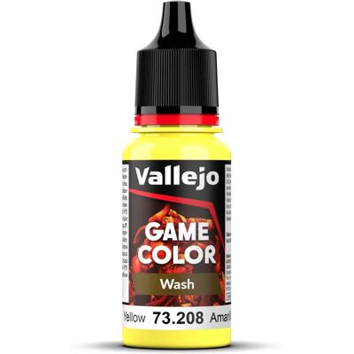Vallejo Yellow Wash Acrylic Paint - 18ml - Model Details Vallejo Yellow Wash Acrylic Paint - 18ml - Model Details