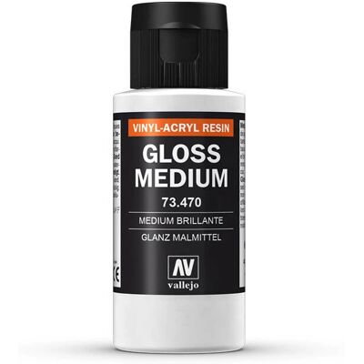 Vallejo - Gloss Medium - 60ml - Błyszczący - Medium farbowe Vallejo - Gloss Medium - 60ml - Błyszczący - Medium farbowe