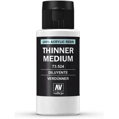 Vallejo Model Thinner - 60mL - Paint & Game Color Vallejo Model Thinner - 60mL - Paint & Game Color
