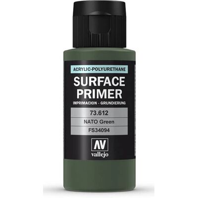 Vallejo NATO GREEN Primer de surface mat auto-nivelant - Apprêt de surface - Publicité Vallejo NATO GREEN Primer de surface mat auto-nivelant - Apprêt de surface - Publicité