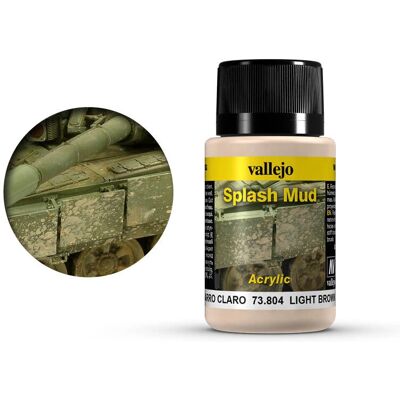 Colorazione Modello Vallejo Fango Chiaro Castagna 40ml - Effetti Atmosferici Acrilici Colorazione Modello Vallejo Fango Chiaro Castagna 40ml - Effetti Atmosferici Acrilici