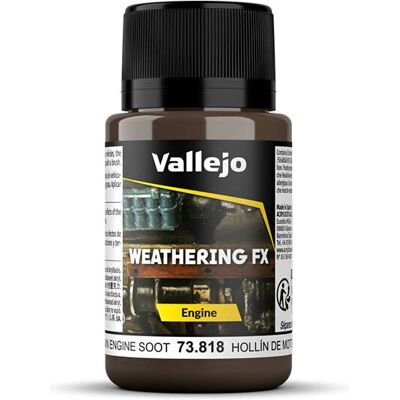 Vallejo fuliggine motore marrone 40ml vernice acrilica Vallejo fuliggine motore marrone 40ml vernice acrilica