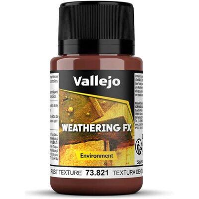 Vallejo 73.821 Vernice acrilica - Textura di ruggine - 40ml Vallejo 73.821 Vernice acrilica - Textura di ruggine - 40ml