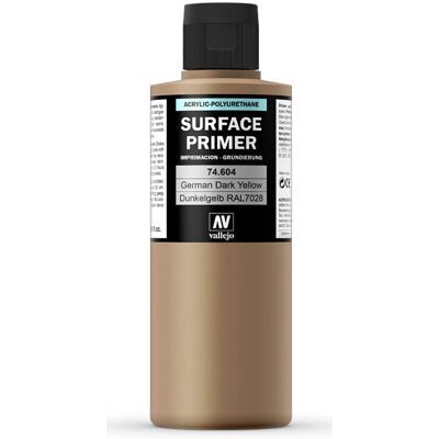 Vallejo Vallejo 74.604 - Imprimador - Amarelo escuro - Primer para tinta Vallejo Vallejo 74.604 - Imprimador - Amarelo escuro - Primer para tinta