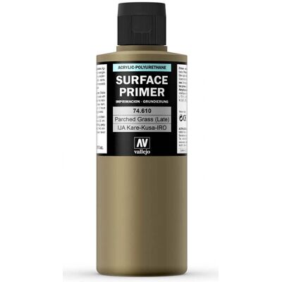 Vallejo 74.610 - Primer - Parched Grass - Water-based, Non-toxic, Smooth finish Vallejo 74.610 - Primer - Parched Grass - Water-based, Non-toxic, Smooth finish