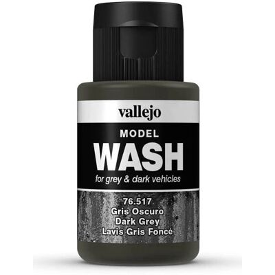 Vallejo Lavage Modèle 76517 - Gris Foncé 35 ml - Publicité Vallejo Lavage Modèle 76517 - Gris Foncé 35 ml - Publicité