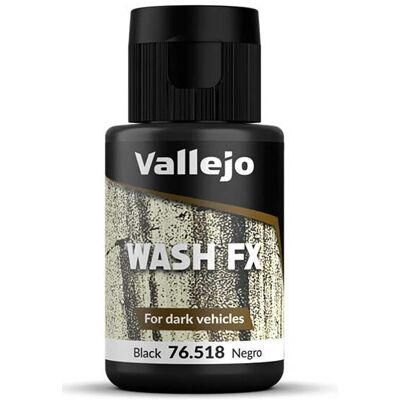 Vallejo Model Wash 76518 Nero - Colore acrilico 35ml Vallejo Model Wash 76518 Nero - Colore acrilico 35ml