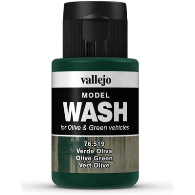 Vallejo Model Wash 76519 - Verde Oliva - Vernice Acrilica - 35ml Vallejo Model Wash 76519 - Verde Oliva - Vernice Acrilica - 35ml