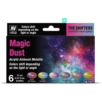 Vallejo Model Acrylic Paint Set - 77090 - Metallic Colors Vallejo Model Acrylic Paint Set - 77090 - Metallic Colors