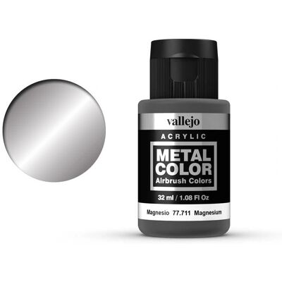 Peinture acrylique métallique Vallejo Magnésium - 32ml - Prête à l'emploi - Publicité Peinture acrylique métallique Vallejo Magnésium - 32ml - Prête à l'emploi - Publicité