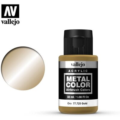 Vallejo Gold Acrylfarbe - Modell & Airbrush - 32ml Vallejo Gold Acrylfarbe - Modell & Airbrush - 32ml