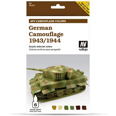 Vallejo Vallejo 78.414 Acrylic Paint Set - Brown, Green, Umbra, Yellow - Acrylic Paint Set Vallejo Vallejo 78.414 Acrylic Paint Set - Brown, Green, Umbra, Yellow - Acrylic Paint Set