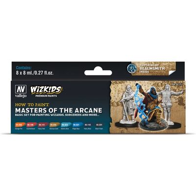 Vallejo Model Paint Set - 8 Colors for Miniatures Vallejo Model Paint Set - 8 Colors for Miniatures