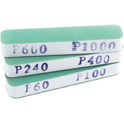 Vallejo Model X3 Dual Grit Schuurblok - Schuur sponsenset - 3 stuks Vallejo Model X3 Dual Grit Schuurblok - Schuur sponsenset - 3 stuks