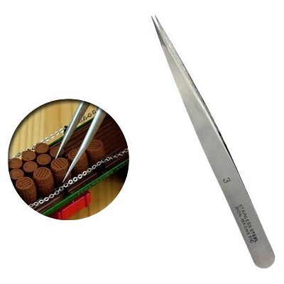 Vallejo T12003 Edelstahlpinzette - Präzisions Hobby Werkzeug Vallejo T12003 Edelstahlpinzette - Präzisions Hobby Werkzeug