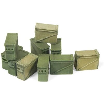 Vallejo Large Ammo Boxes 1:35 - Scale Model Accessories Vallejo Large Ammo Boxes 1:35 - Scale Model Accessories