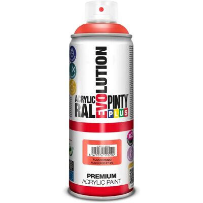Pintyplus Fosforeskuvaava Punainen Spraymaali F107 - Spraymaali - 400 ml Pintyplus Fosforeskuvaava Punainen Spraymaali F107 - Spraymaali - 400 ml