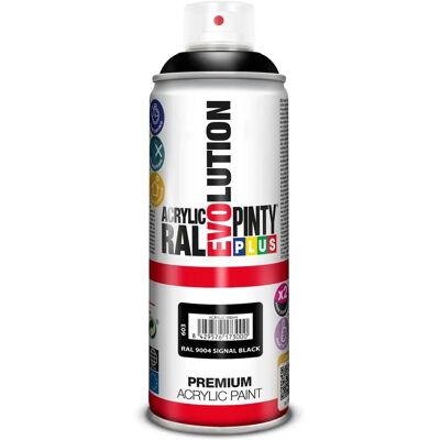 PINTY PLUS - Peinture en aérosol RAL 9004 Noir signal - 520cc - Publicité PINTY PLUS - Peinture en aérosol RAL 9004 Noir signal - 520cc - Publicité