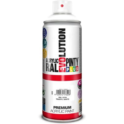 Pintyplus Evolution Traffic White Spraymaali - Spray paint Pintyplus Evolution Traffic White Spraymaali - Spray paint