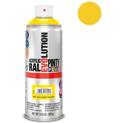 Pintyplus Evolution RAL 1021 Sunny Yellow - Sprühfarbe Pintyplus Evolution RAL 1021 Sunny Yellow - Sprühfarbe