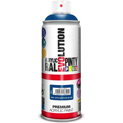 Pintyplus Evolution RAL 5010 Genziana Sininen Spraymaali - Spraymaali Pintyplus Evolution RAL 5010 Genziana Sininen Spraymaali - Spraymaali