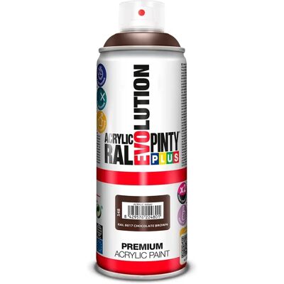 Pintyplus Evolution RAL 8017 Schokoladen Sprayfarbe - Spray paint Pintyplus Evolution RAL 8017 Schokoladen Sprayfarbe - Spray paint