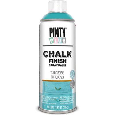 Pintyplus Peinture à la Craie Turquoise en Spray - Fini Vintage - Publicité Pintyplus Peinture à la Craie Turquoise en Spray - Fini Vintage - Publicité