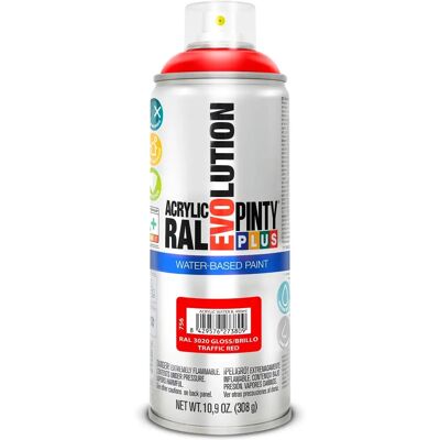 Vernice spray Pintyplus Evolution RAL 3020 - 400ml Vernice spray Pintyplus Evolution RAL 3020 - 400ml