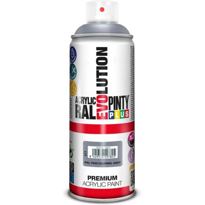 Pinty Plus Eichhörnchengrau Sprühfarbe - Sprayfarbe Typ: Acryl, 520cc Pinty Plus Eichhörnchengrau Sprühfarbe - Sprayfarbe Typ: Acryl, 520cc