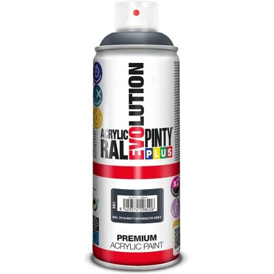 Spray paint Pintyplus Evolution RAL 7016 Grigio antracite - Spray paint Spray paint Pintyplus Evolution RAL 7016 Grigio antracite - Spray paint