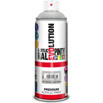 Pintyplus Vernice Spray Grigia Chiara - Spray Paint - RAL 7035 Pintyplus Vernice Spray Grigia Chiara - Spray Paint - RAL 7035