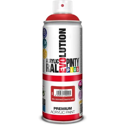 Pintyplus Evolution RAL 3020 Rosso traffico Spray - Spray paint Pintyplus Evolution RAL 3020 Rosso traffico Spray - Spray paint