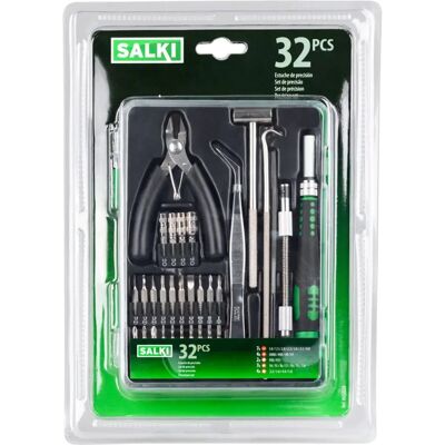 Salki Modelo 8652028 - Juego de destornilladores de precisión - 32 piezas Salki Modelo 8652028 - Juego de destornilladores de precisión - 32 piezas