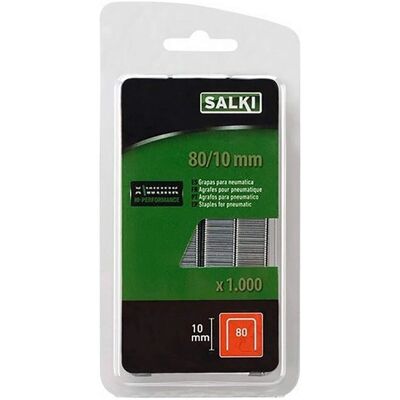 Salki Model 80 Nietjes - Voor Hout - 1000 stuks Salki Model 80 Nietjes - Voor Hout - 1000 stuks