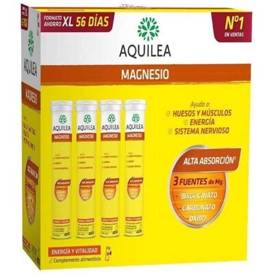 Tabletas efervescentes de magnesio Aquilea - Salud muscular y ósea Tabletas efervescentes de magnesio Aquilea - Salud muscular y ósea