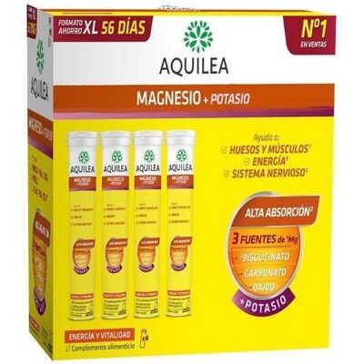 Aquilea Magnesio y Potasio Efervescente - Suplemento Aquilea Magnesio y Potasio Efervescente - Suplemento
