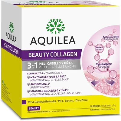 Aquilea Beauty Colágeno Sachets - Pele, Cabelo & Unhas - 30 U Aquilea Beauty Colágeno Sachets - Pele, Cabelo & Unhas - 30 U
