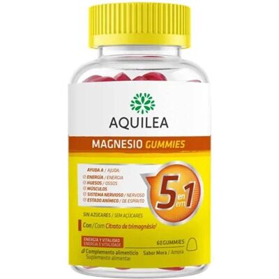 Gomas de Magnésio Aquilea - Apoiam Ossos, Músculos, Energia - 60 Gummies Gomas de Magnésio Aquilea - Apoiam Ossos, Músculos, Energia - 60 Gummies