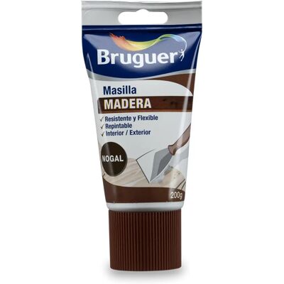 Bruguer Stucco per Legno Noce - Riparazione Legno - 200 g Bruguer Stucco per Legno Noce - Riparazione Legno - 200 g