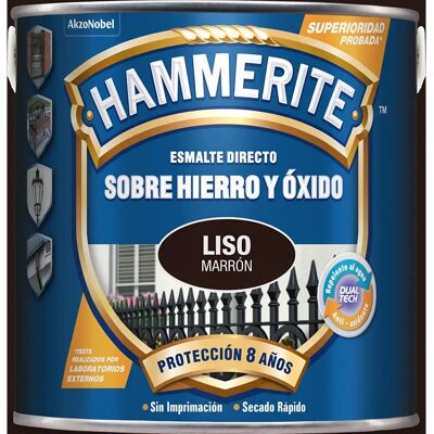 Pintura Esmalte Hammerite - Oxido y Hierro - Marrón - 2.5L Pintura Esmalte Hammerite - Oxido y Hierro - Marrón - 2.5L