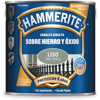 Hammerite Cinza Pérola 2,5L Esmalte Anticorrosivo - Interno e Externo Hammerite Cinza Pérola 2,5L Esmalte Anticorrosivo - Interno e Externo