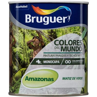 Vernice Interni Verde Amazonas Bruguer - Vernice per Pareti e Soffitti Vernice Interni Verde Amazonas Bruguer - Vernice per Pareti e Soffitti