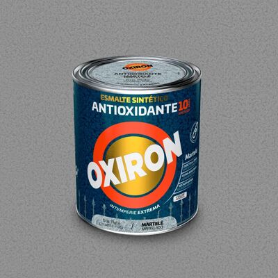 Titan Esmalte Oxiron Martele 4L Gris Plata - Interior y Exterior Titan Esmalte Oxiron Martele 4L Gris Plata - Interior y Exterior