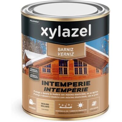 Barniz exterior brillante incoloro XYLAZEL 0.75L Barniz exterior brillante incoloro XYLAZEL 0.75L