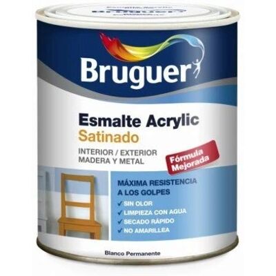 Bruguer Modell 5057452 Weiß Satin-Mehrflächenlack - Farbe Bruguer Modell 5057452 Weiß Satin-Mehrflächenlack - Farbe