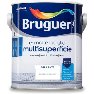 Esmalte Acrílico Multissuperfície Bruguera - 2,5L Esmalte Acrílico Multissuperfície Bruguera - 2,5L