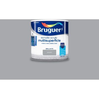 Bruguer - Verniz Acrílico Brilhante 250Ml Cinza Pérola Interno/Externo Bruguer - Verniz Acrílico Brilhante 250Ml Cinza Pérola Interno/Externo