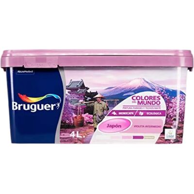 Pintura Interior Violeta Japón Bruguer - Monocapa, 4L Pintura Interior Violeta Japón Bruguer - Monocapa, 4L