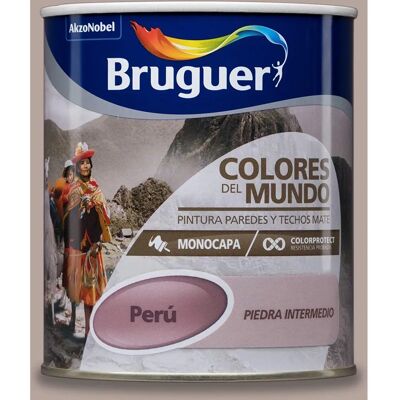 Pittura Monocapa Bruguer Perù Pietra Intermedio - Pittura Interni Pittura Monocapa Bruguer Perù Pietra Intermedio - Pittura Interni